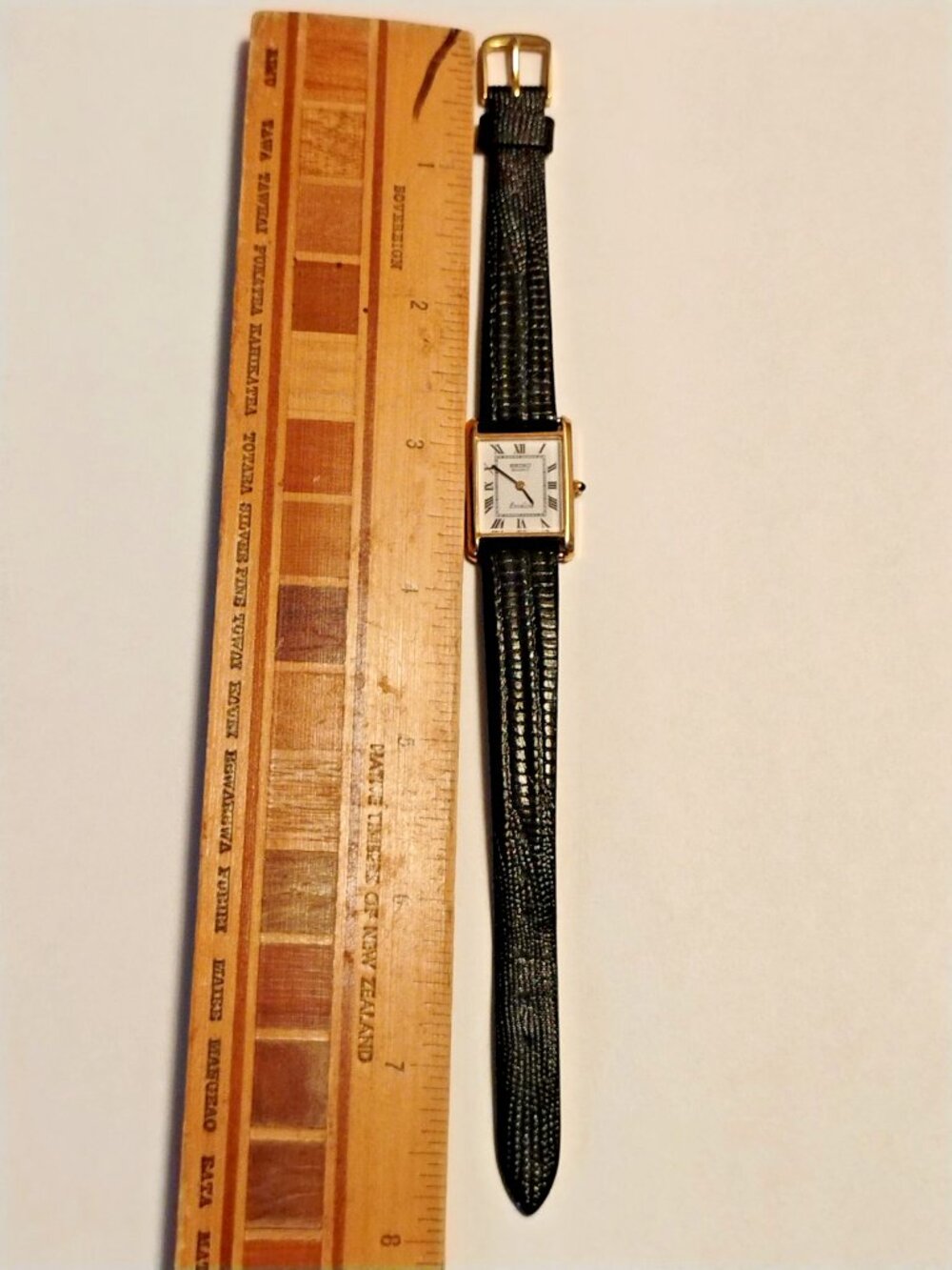 Ladies Seiko Exceline Tank Watch 8420-5540 JAPAN TESTED! New Battery - Picture 9 of 16